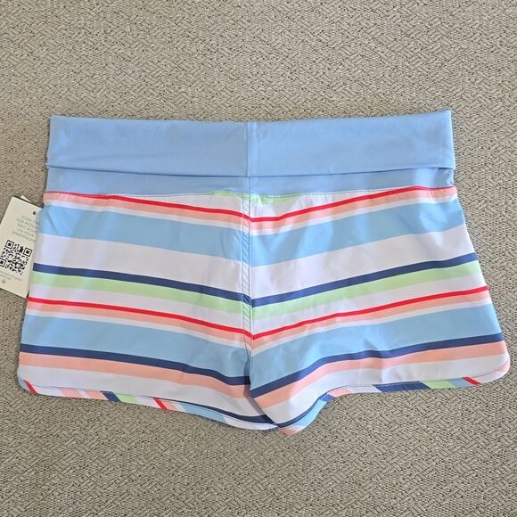 Roxy Endless Summer Striped Lightweight Beach Shorts - Size Small - Picture 4 of 12